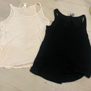 2 H&M tank tops in size small.